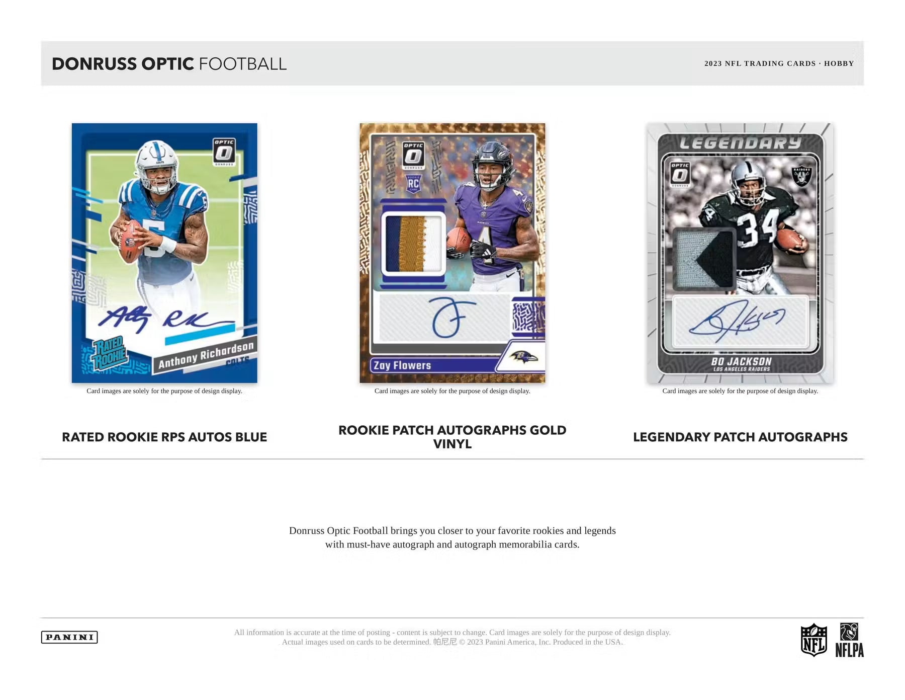 Panini Donruss Optic Football 2023 Hobby Box