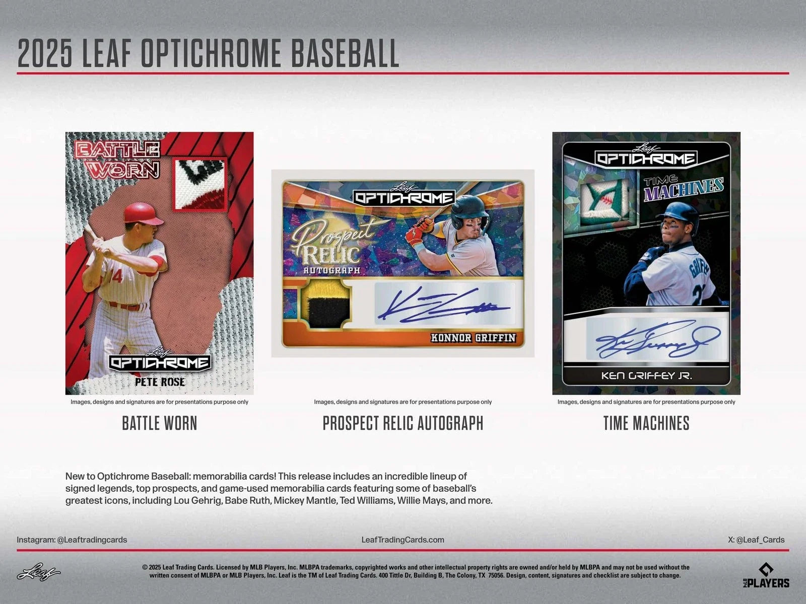 Leaf Optichrome Baseball 2025 Hobby Box