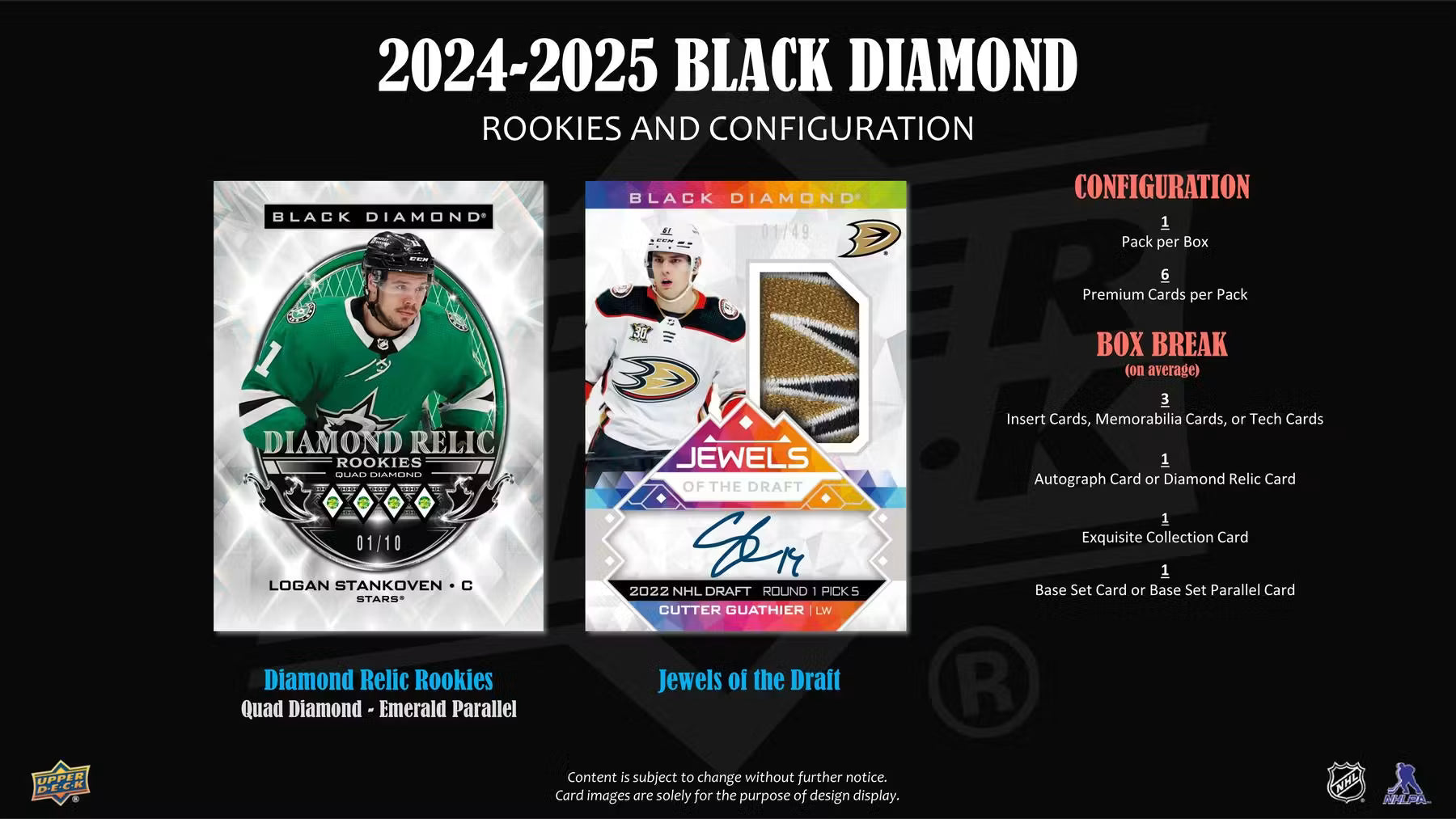 Upper Deck Black Diamond Hockey 2024/25 Hobby Box