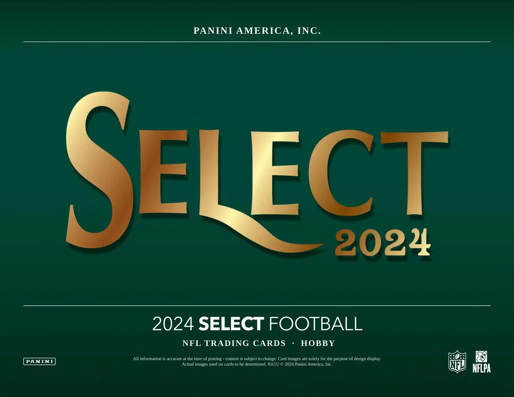 Panini Select Football 2024 Hobby Box