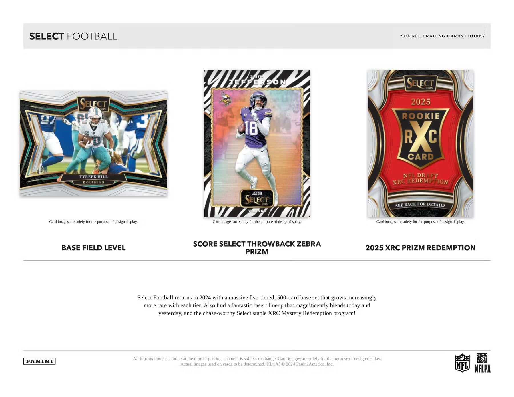 Panini Select Football 2024 Hobby Box
