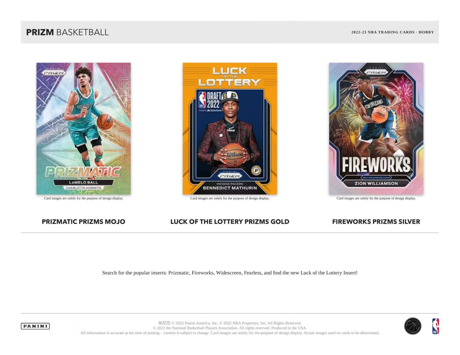 Panini Prizm Basketball 2022/23 Hobby Box