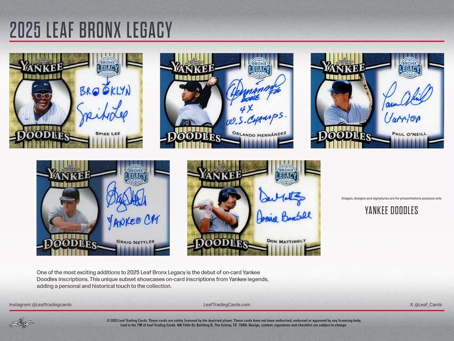 Leaf Bronx Legacy Baseball 2025 Hobby Box