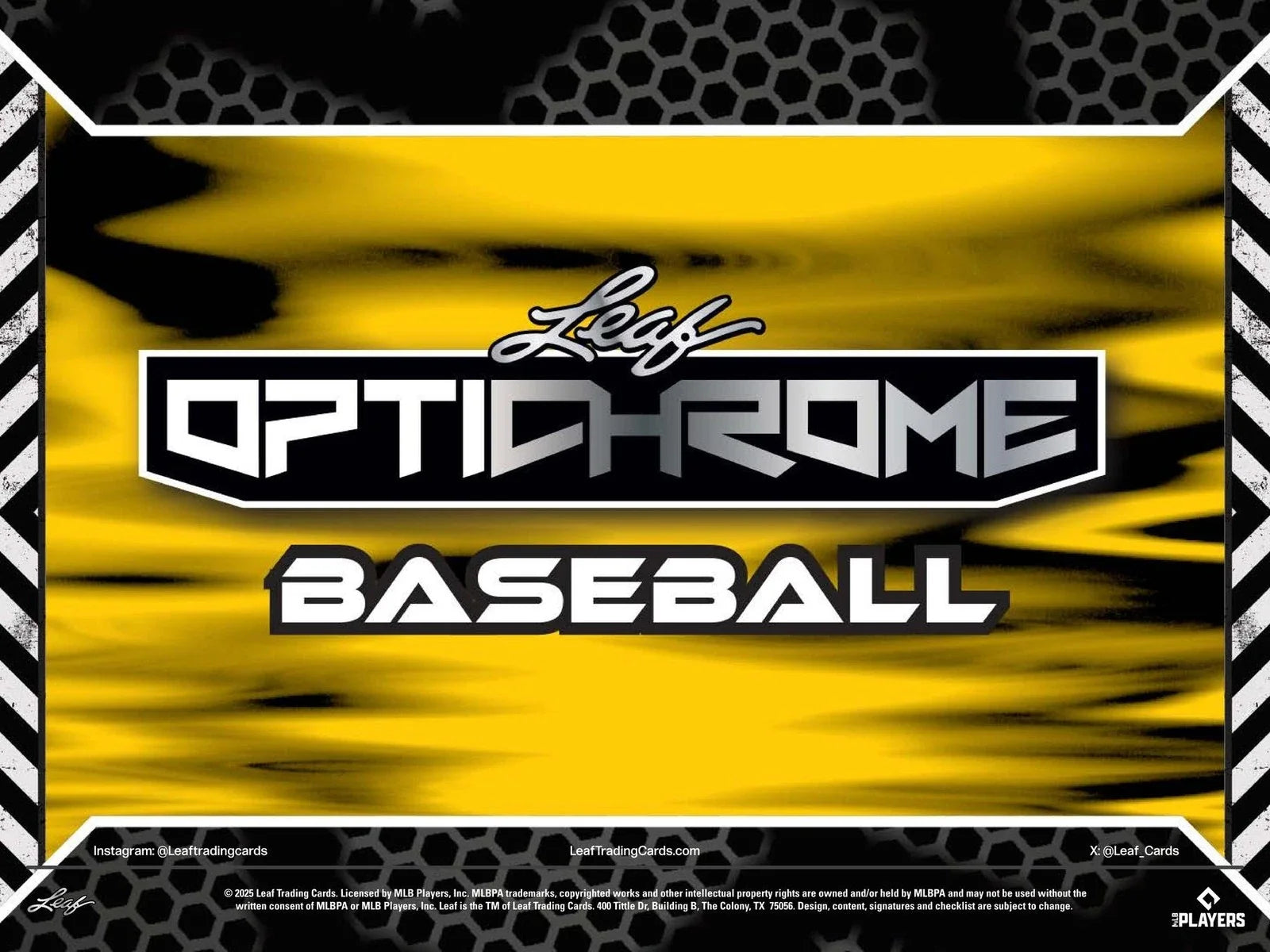 Leaf Optichrome Baseball 2025 Hobby Box