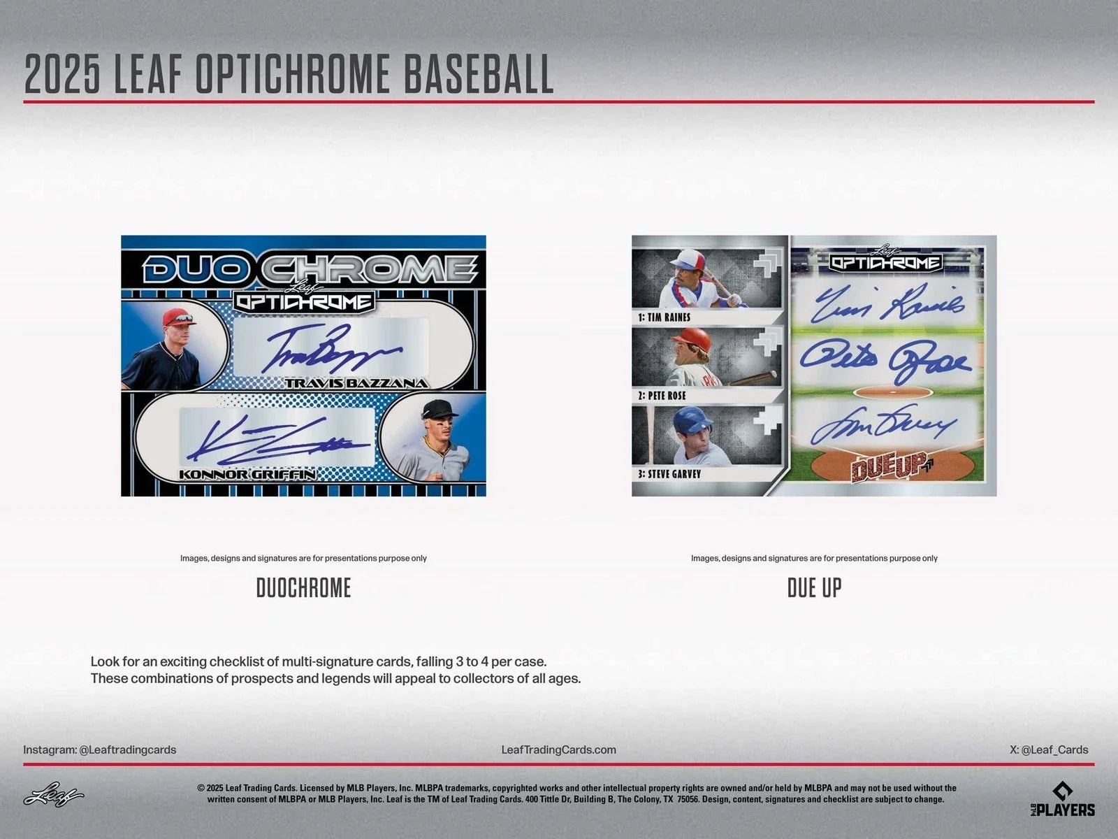 Leaf Optichrome Baseball 2025 Hobby Box