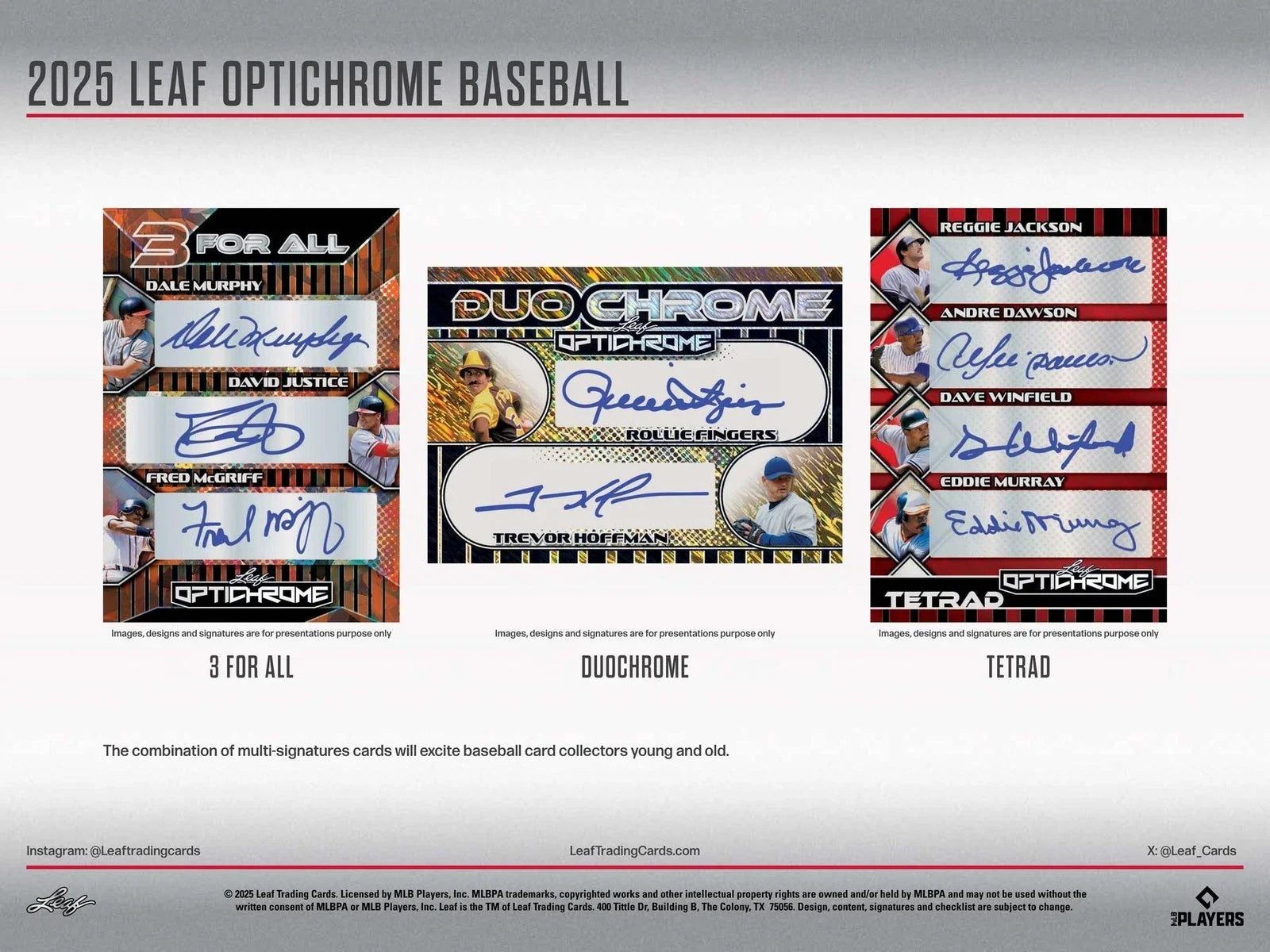 Leaf Optichrome Baseball 2025 Hobby Box